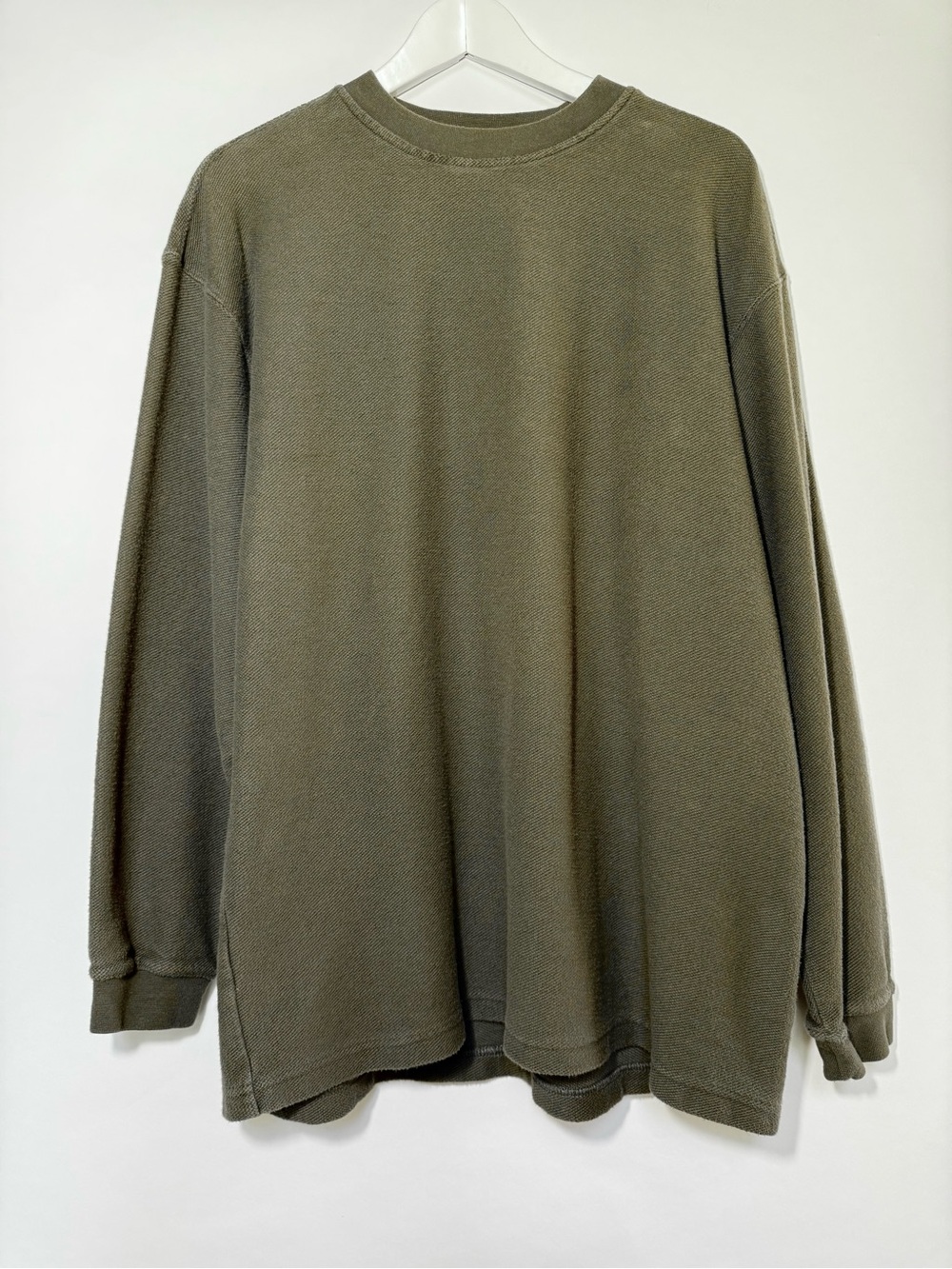 Vintage Olive Crewneck Pullover